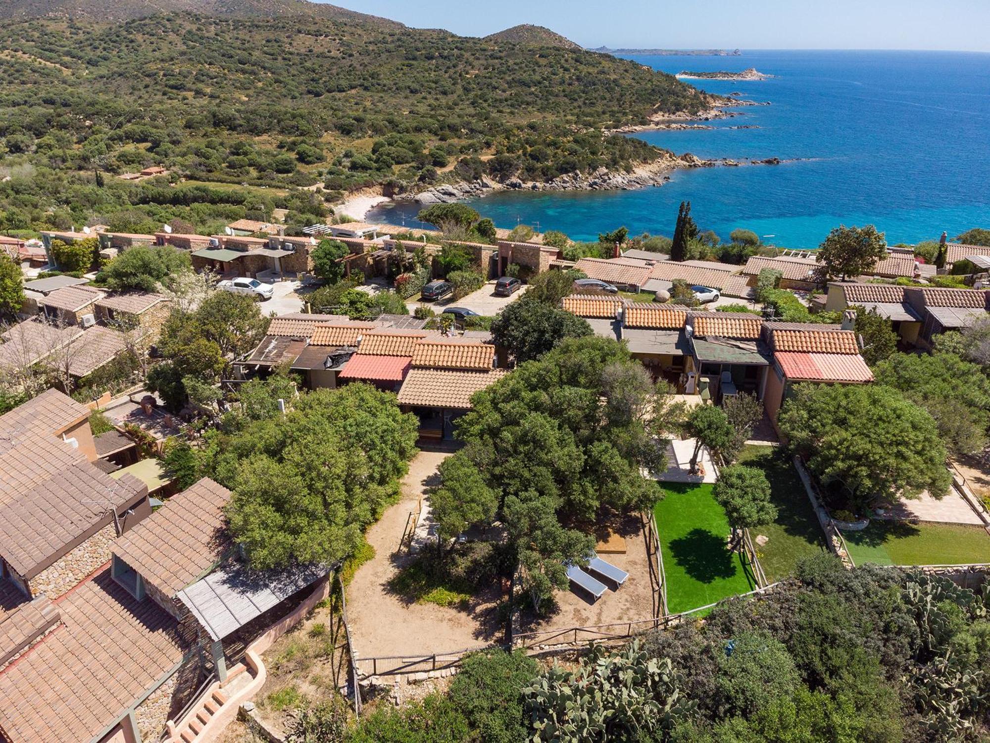 Villa Allegra Panoramica 150 Mt Dal Mare วิลลัสซีมีอุส ภายนอก รูปภาพ
